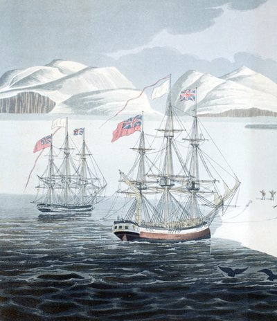 First Communication with the Natives of Prince Rupert Island, illustration from 